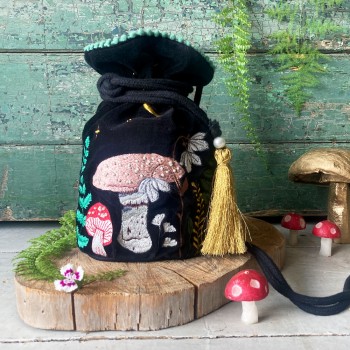 Τσαντάκι Πουγκί Forage Black