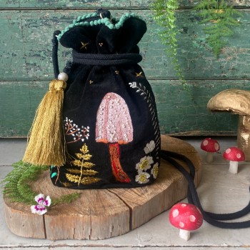 Τσαντάκι Πουγκί Forage Black
