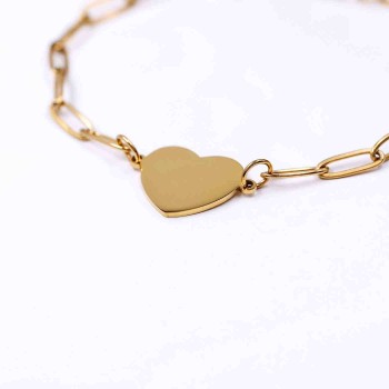 Chain bracelet Heart