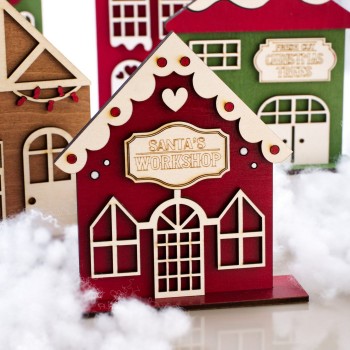 Επιτραπέζιο Χριστουγεννιάτικο Σπιτάκι: Santa's Workshop