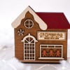 Επιτραπέζιο Χριστουγεννιάτικο Σπιτάκι - Gingerbread Baked with Love Επιτραπέζιο Χριστουγεννιάτικο Σπιτάκι – Ξύλινο, Χειροποίητο, Ελληνικής Κατασκευής