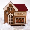 Επιτραπέζιο Χριστουγεννιάτικο Σπιτάκι - Gingerbread Baked with Love Επιτραπέζιο Χριστουγεννιάτικο Σπιτάκι – Ξύλινο, Χειροποίητο, Ελληνικής Κατασκευής