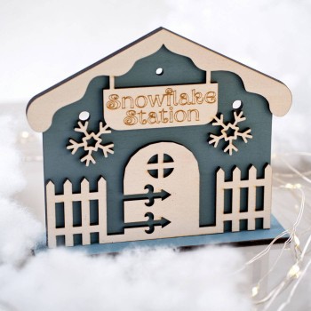 Χριστουγεννιάτικο Σπιτάκι: Snowflake Station