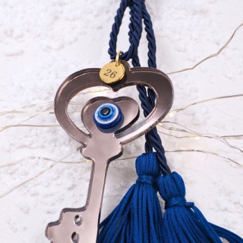 Χειροποίητο Γούρι 2026 – Κλειδί από Πλέξιγκλας & Ακρυλικό Μάτι Χειροποίητο Γούρι 2026 – Κλειδί από Πλέξιγκλας & Ακρυλικό Μάτι