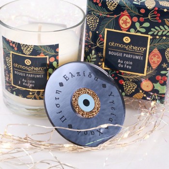 Κερί Γούρι 2026 – Καπάκι & Μάτι Πλέξιγκλας